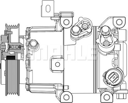 MAHLE ACP 631 000P - Compressore, Climatizzatore www.autoricambi360.it