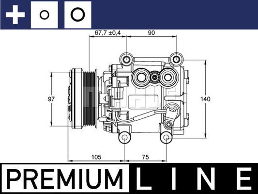 MAHLE ACP 1113 000P - Compressore, Climatizzatore www.autoricambi360.it