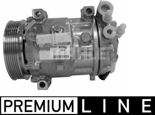 MAHLE ACP 1256 000P - Compressore, Climatizzatore www.autoricambi360.it