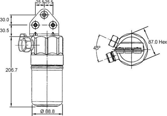 MAHLE AD 187 000S - Essiccatore, Climatizzatore www.autoricambi360.it