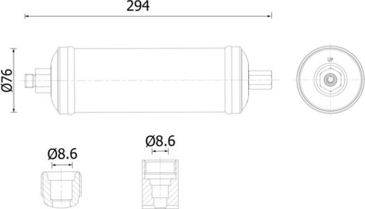 MAHLE AD 320 000S - Essiccatore, Climatizzatore www.autoricambi360.it