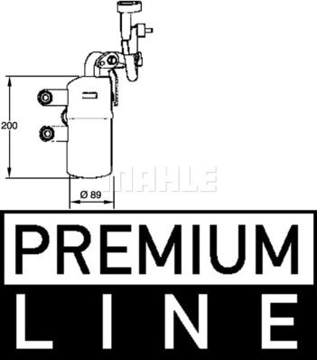 MAHLE AD 281 000P - Essiccatore, Climatizzatore www.autoricambi360.it