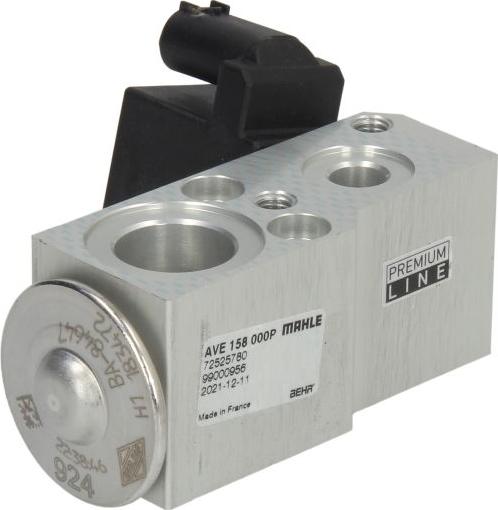 MAHLE AVE 158 000P - Valvola ad espansione, Climatizzatore www.autoricambi360.it