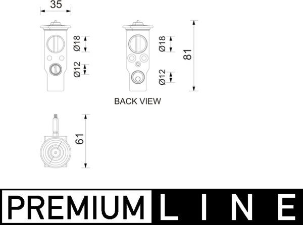 MAHLE AVE 211 000P - Valvola ad espansione, Climatizzatore www.autoricambi360.it
