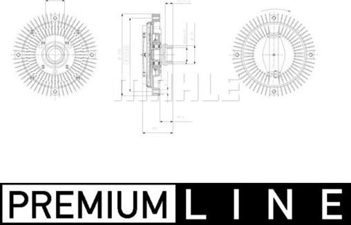 MAHLE CFC 47 001P - Giunto di collegamento, Ventilatore radiatore www.autoricambi360.it