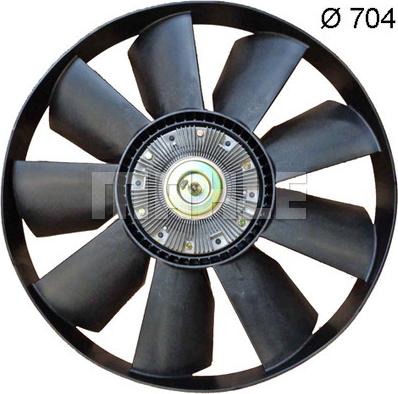 MAHLE CFF 408 000P - Ventola, Raffreddamento motore www.autoricambi360.it