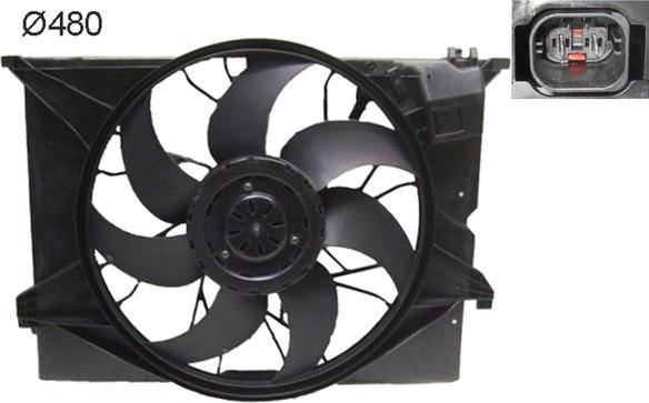 MAHLE CFF 486 000S - Ventola, Raffreddamento motore www.autoricambi360.it