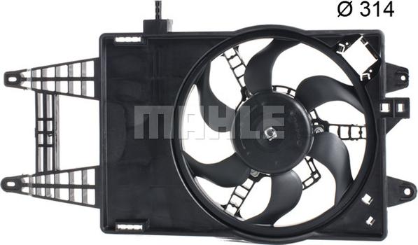MAHLE CFF 157 000P - Ventola, Raffreddamento motore www.autoricambi360.it