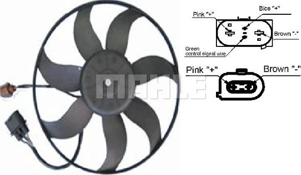 MAHLE CFF 187 001S - Ventola, Raffreddamento motore www.autoricambi360.it