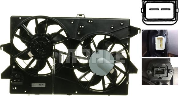 MAHLE CFF 319 000S - Ventola, Raffreddamento motore www.autoricambi360.it