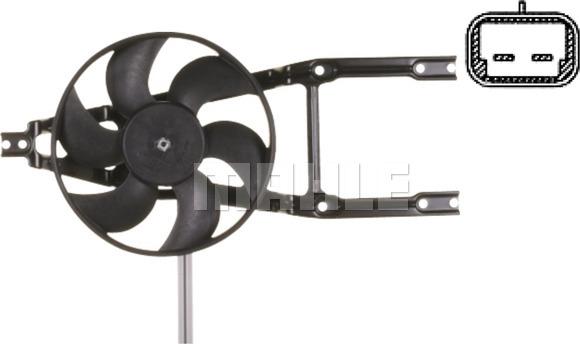 MAHLE CFF 321 000S - Ventola, Raffreddamento motore www.autoricambi360.it