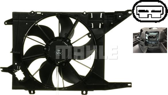MAHLE CFF 327 000S - Ventola, Raffreddamento motore www.autoricambi360.it