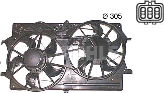 MAHLE CFF 375 000S - Ventola, Raffreddamento motore www.autoricambi360.it