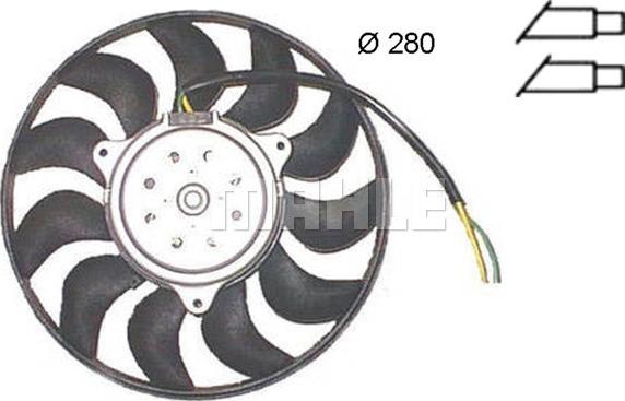 MAHLE CFF 372 000S - Ventola, Raffreddamento motore www.autoricambi360.it