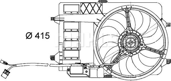 MAHLE CFF 29 000S - Ventola, Raffreddamento motore www.autoricambi360.it
