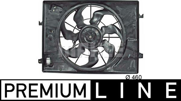 MAHLE CFF 255 000P - Ventola, Raffreddamento motore www.autoricambi360.it