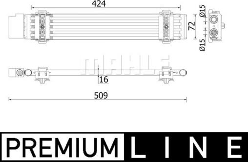 MAHLE CLC 96 000P - Radiatore olio, Cambio automatico www.autoricambi360.it