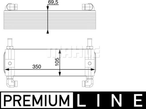 MAHLE CLC 15 000P - Radiatore olio, Cambio automatico www.autoricambi360.it