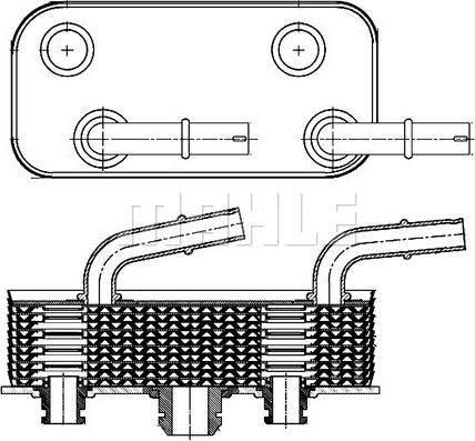 MAHLE CLC 180 000S - Radiatore olio, Cambio automatico www.autoricambi360.it