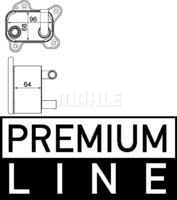 MAHLE CLC 183 000P - Radiatore olio, Cambio automatico www.autoricambi360.it