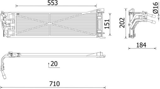 MAHLE CLC 306 000P - Radiatore olio, Cambio automatico www.autoricambi360.it