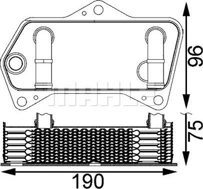 MAHLE CLC 202 000S - Radiatore olio, Cambio automatico www.autoricambi360.it
