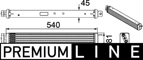MAHLE CLC 75 000P - Radiatore olio, Olio motore www.autoricambi360.it