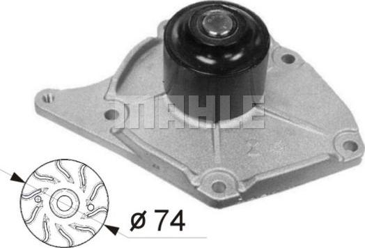 MAHLE CP 54 000S - Pompa acqua www.autoricambi360.it