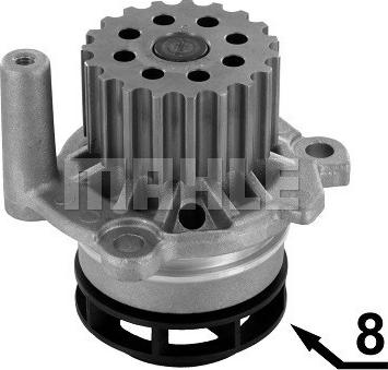 MAHLE CP 587 000S - Pompa acqua www.autoricambi360.it