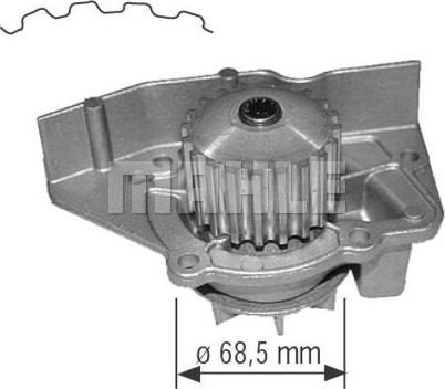 MAHLE CP 143 000S - Pompa acqua www.autoricambi360.it