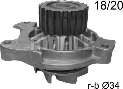MAHLE CP 18 000S - Pompa acqua www.autoricambi360.it