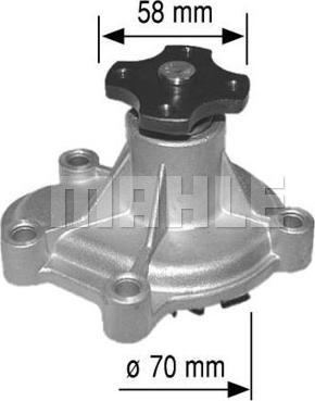 MAHLE CP 176 000S - Pompa acqua www.autoricambi360.it