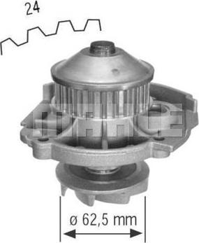 MAHLE CP 33 000S - Pompa acqua www.autoricambi360.it