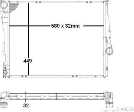 MAHLE CR 456 000S - Radiatore, Raffreddamento motore www.autoricambi360.it