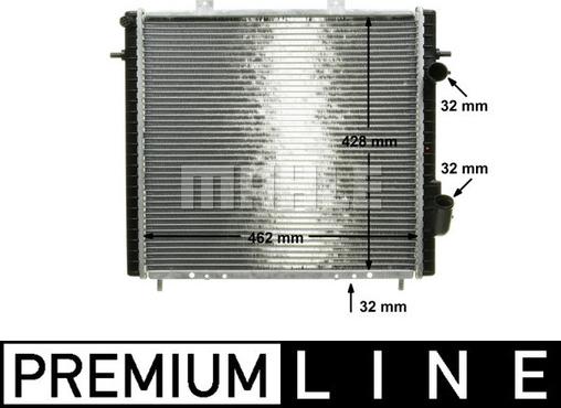 MAHLE CR 148 000P - Radiatore, Raffreddamento motore www.autoricambi360.it