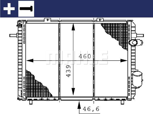 MAHLE CR 148 000S - Radiatore, Raffreddamento motore www.autoricambi360.it