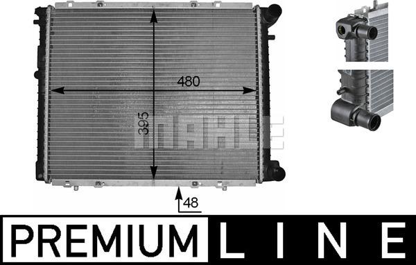 MAHLE CR 152 000P - Radiatore, Raffreddamento motore www.autoricambi360.it
