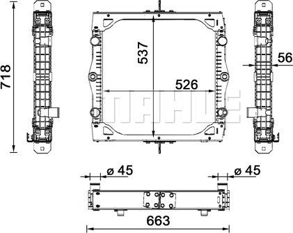 MAHLE CR 114 000S - Radiatore, Raffreddamento motore www.autoricambi360.it