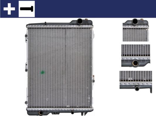 MAHLE CR 254 000S - Radiatore, Raffreddamento motore www.autoricambi360.it