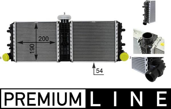 MAHLE CR 77 000P - Radiatore, Raffreddamento motore www.autoricambi360.it