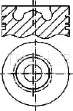 MAHLE E21190 - Pistone www.autoricambi360.it