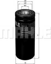 MAHLE HC 112 - Filtro idraulico, Cambio automatico www.autoricambi360.it