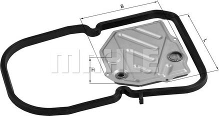 MAHLE HX 46D1 - Filtro idraulico, Cambio automatico www.autoricambi360.it