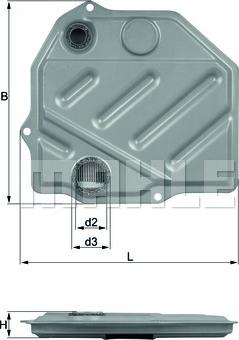 MAHLE HX 46 - Filtro idraulico, Cambio automatico www.autoricambi360.it
