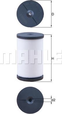 MAHLE HX 191 - Filtro idraulico, Cambio automatico www.autoricambi360.it