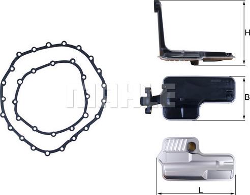 MAHLE HX 192D - Filtro idraulico, Cambio automatico www.autoricambi360.it