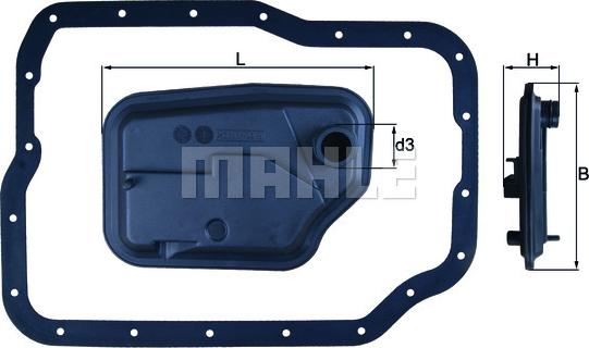 MAHLE HX 149D - Filtro idraulico, Cambio automatico www.autoricambi360.it