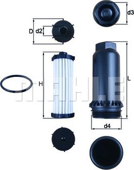 MAHLE HX 151KIT - Filtro idraulico, Cambio automatico www.autoricambi360.it