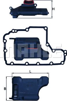 MAHLE HX 157D - Filtro idraulico, Cambio automatico www.autoricambi360.it