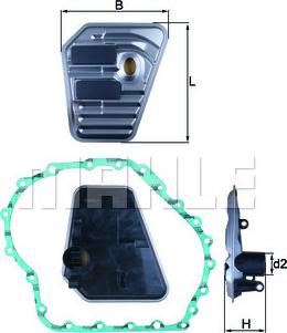 MAHLE HX 167D - Filtro idraulico, Cambio automatico www.autoricambi360.it